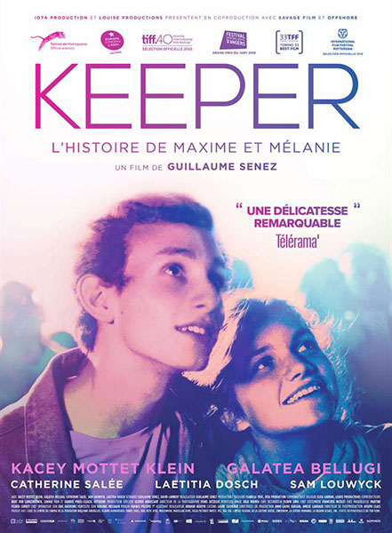 Affiche film Keeper de Guillaume Senez, sélection de la semaine BANDE A PART magazine de cinéma