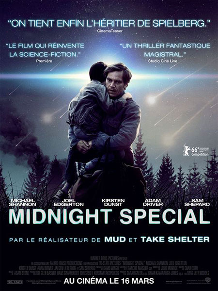 Affiche film Midnight Special de Jeff Nichols - sélection de la semaine