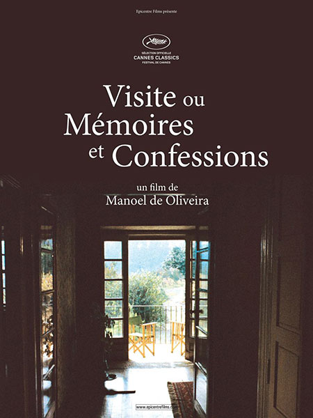 affiche visite ou mémoires et confessions documentaire de Manoel de Oliveira