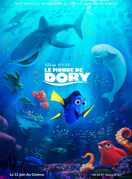 Affiche de Monde de Dory