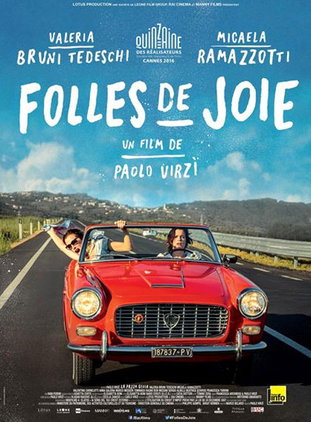 sélection de la semaine Folles de joie Paolo Virzì affiche