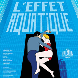 Affiche de l'Effet aquatique de Solveig anspach. Illustration par Sentenza