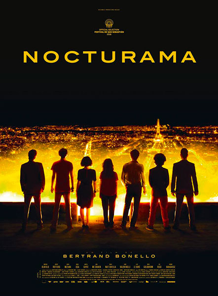 Affiche de Nocturama de Bertrand Bonello, sortie le 31 août 2016