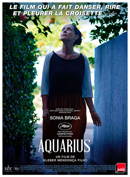 Affiche du film Aquarius de Kleber Mendonça Filho