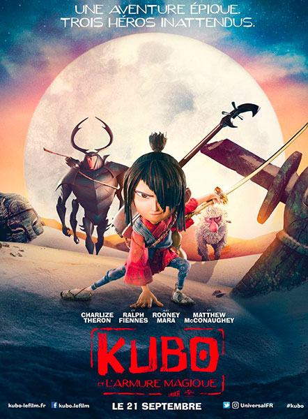 Sortie du 21 septembre : Kubo et l'armure magique de Travis Knight