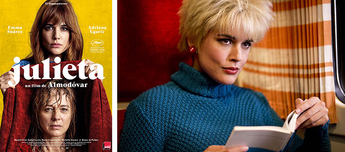 Sortie DVD du mois de septembre 2016 : Julieta de Pedro Almodovar.