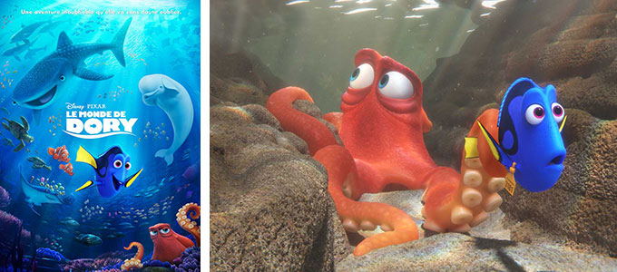 Sortie DVD du mois d'octobre 2016 : Le monde de Dory de Andrew Stanton et Angus Mac Lane