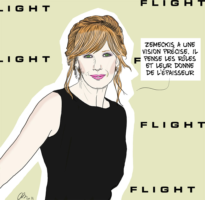 Kelly Reilly, illustration d'Olivier Bombarda