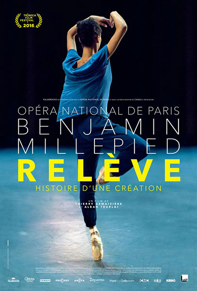 affiche relève documentaire Thierry Demaizière Alban Teurlai Benjamin Millepied