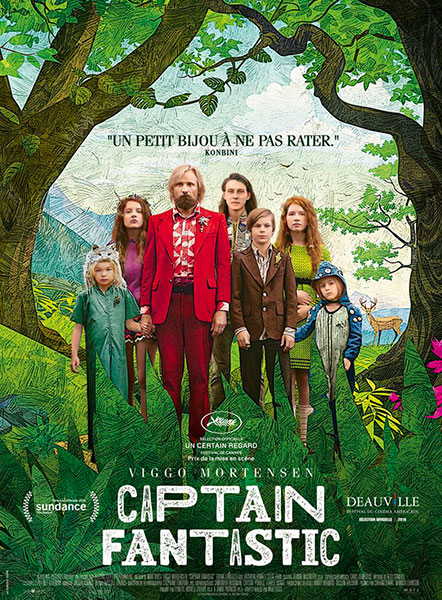 Captain Fantastic de Matt Ross avec Viggo Mortensen, sortie le 12 octobre 2016