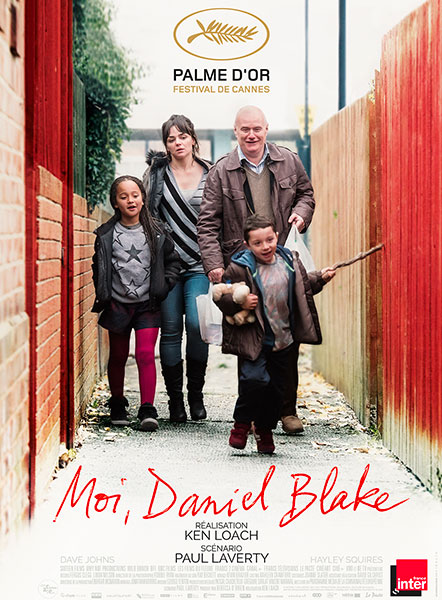 Affiche de Moi, Daniel Blake de Ken Loach.