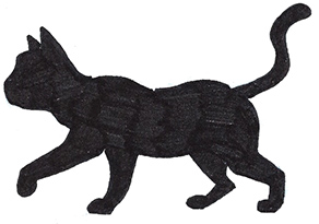 À trois, on y va de Jérôme Bonnell : détails du film en illustration : chat noir © Timothée Lestradet