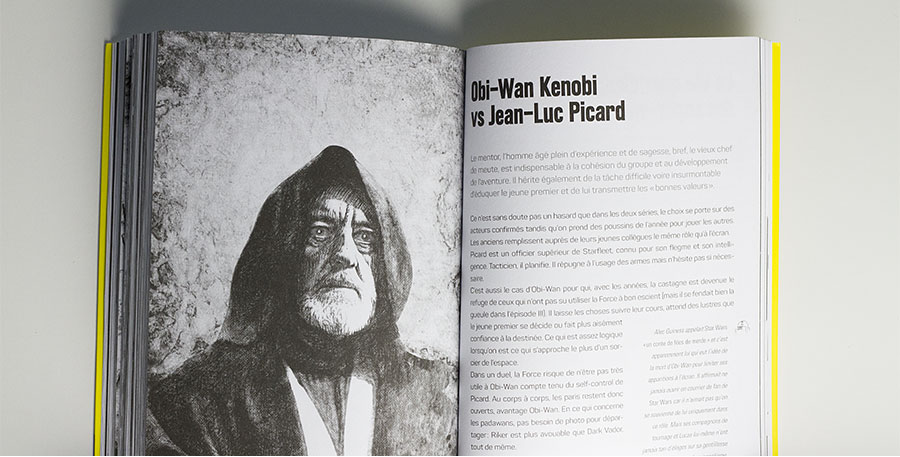 obi-wan kenobi vs Jean-Luc Picard - Dark Vador VS Monsieur Spock intérieur livre Dunod