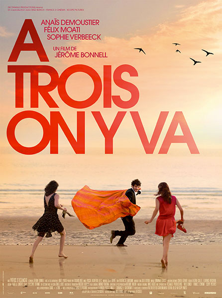 Affiche film A trois on y va