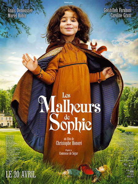 Affiche film Les malheurs de Sophie - film partenaire BANDE A PART, magazine de cinéma