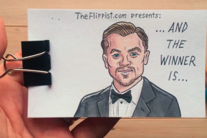 leonardo dicaprio flipbook theflippist