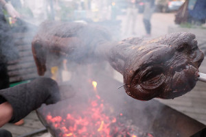 Eating E.T. - Mock Alien BBQ