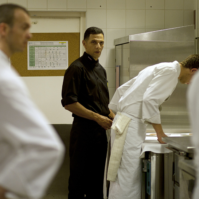 Sur le tournage de On a failli être amies de Anne Le Ny. © Carole Bethuel