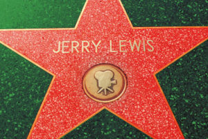 Portrait de Jerry Lewis : Walf of Fame, hollywood