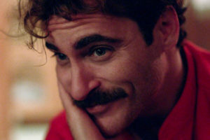 Portrait de Joaquin Phoenix : Her de Spike Jonze.