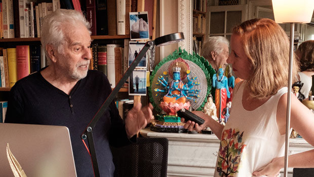 Dans le bureau d'Alejandro Jodorowsky © Yann Vidal