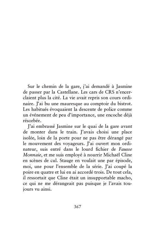 Magazine de cinéma - Dan Frank - extrait scénario