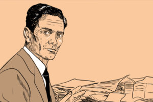 Pier Paolo Pasolini - Illustration : obombarda.com